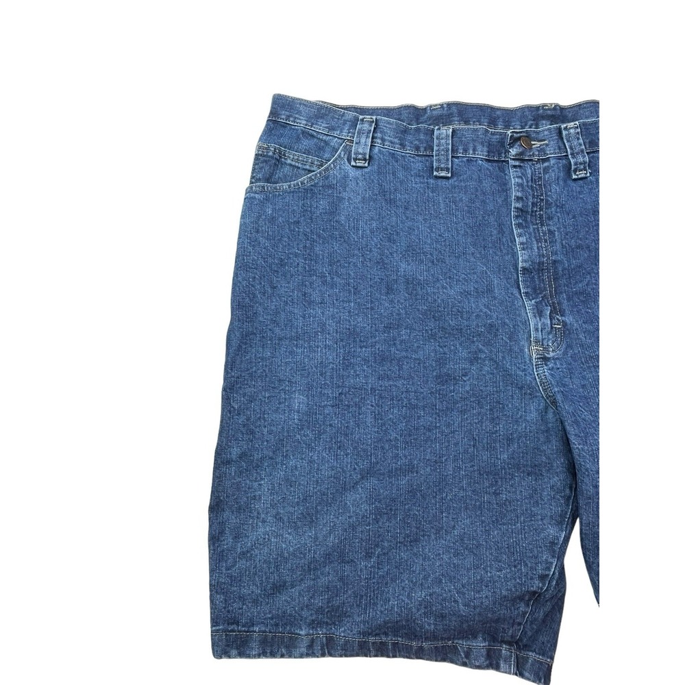 Wrangler Mens Size 48 Denim‎ Flat Front 5 Pocket Carpenter Shorts Outdoor Casual - Picture 3 of 16